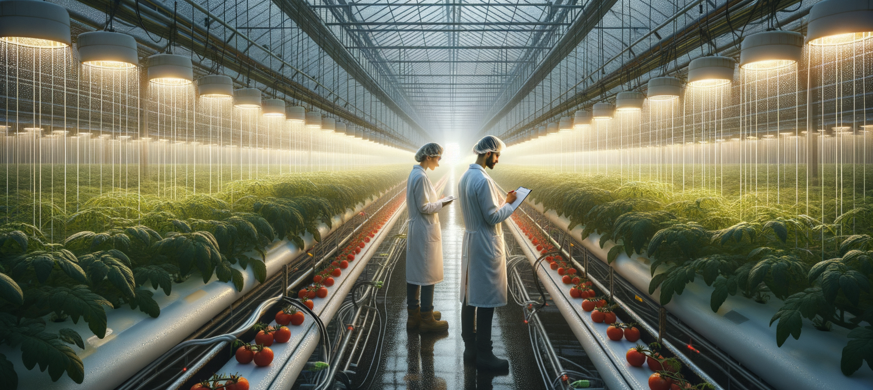 Modern hydroponic greenhouse tomatoes Leningrad Region Russia agronomists — agricultural investment